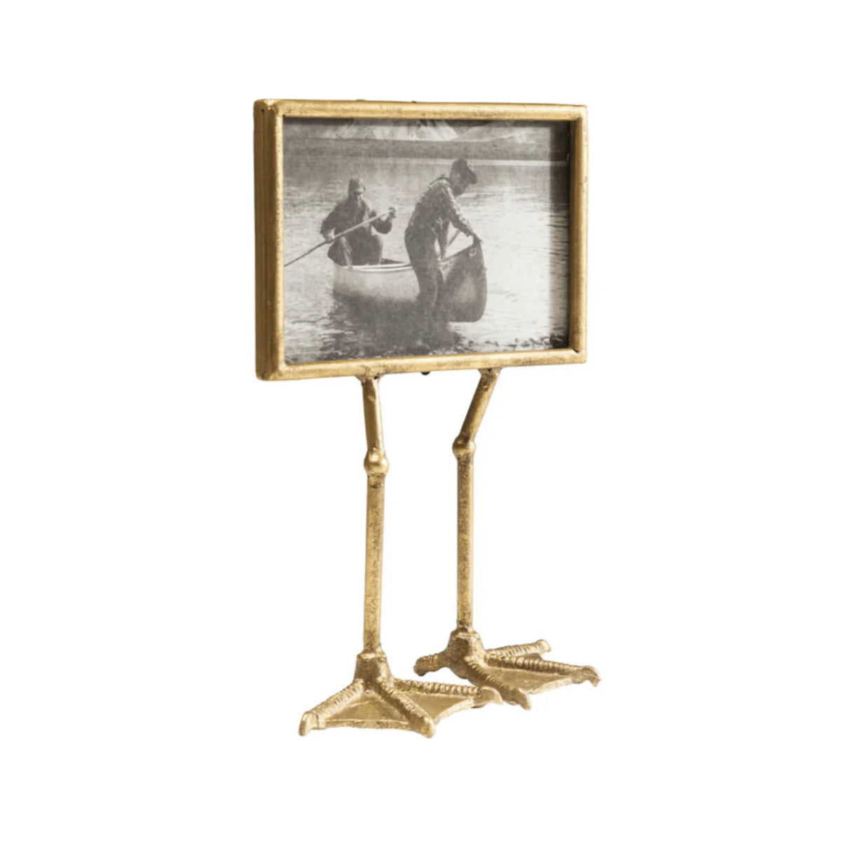 Duck Feet — Decorative Photo Frame on Brass Legs (Handmade)