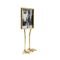 Duck Feet Portrait — Decorative Photo Frame on Tall Brass Legs (Handmade)