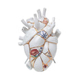 Heart in Bloom — Anatomical Heart Porcelain Vase (Handmade)