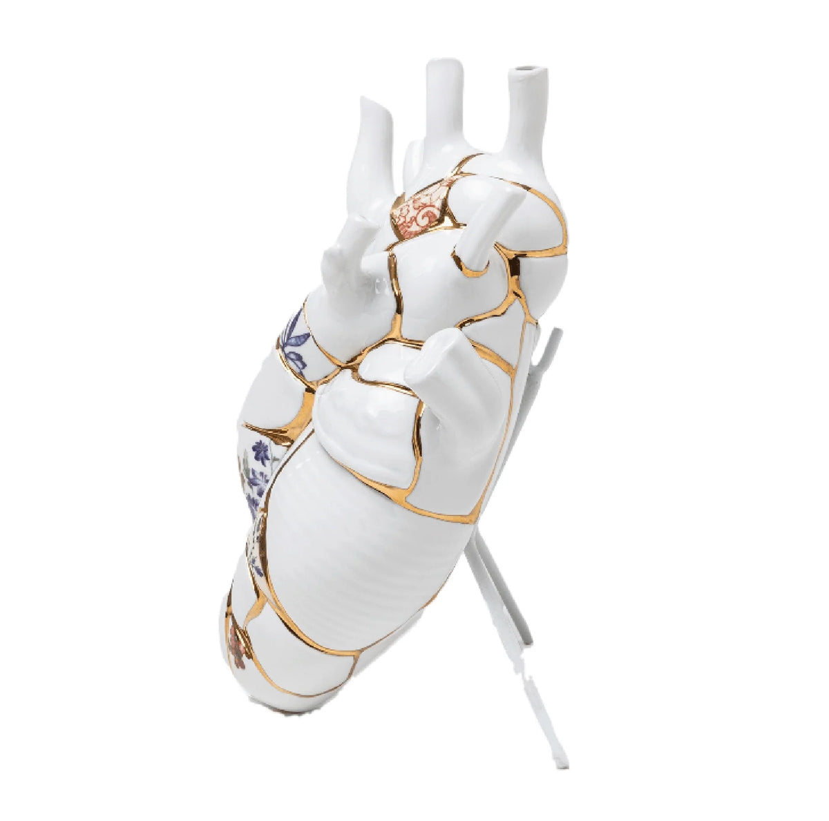 Heart in Bloom — Anatomical Heart Porcelain Vase (Handmade)