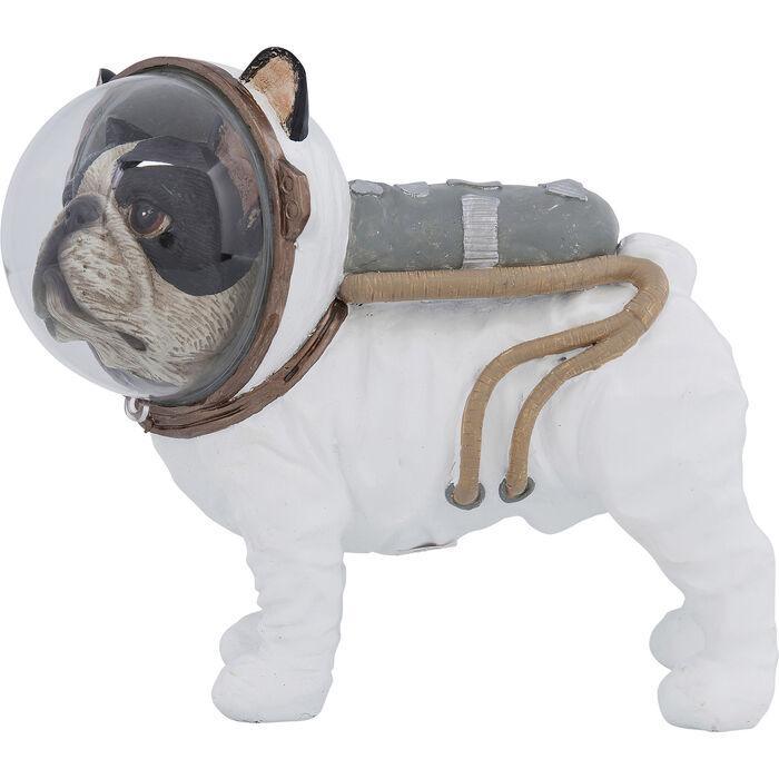 Space Dog — Decorative Bulldog-in-a-Spacesuit Figurine (Hand-Painted)