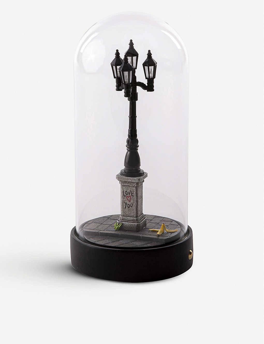 Night Lantern — Decorative LED Lamp Under a Glass Dome (Streetlight)